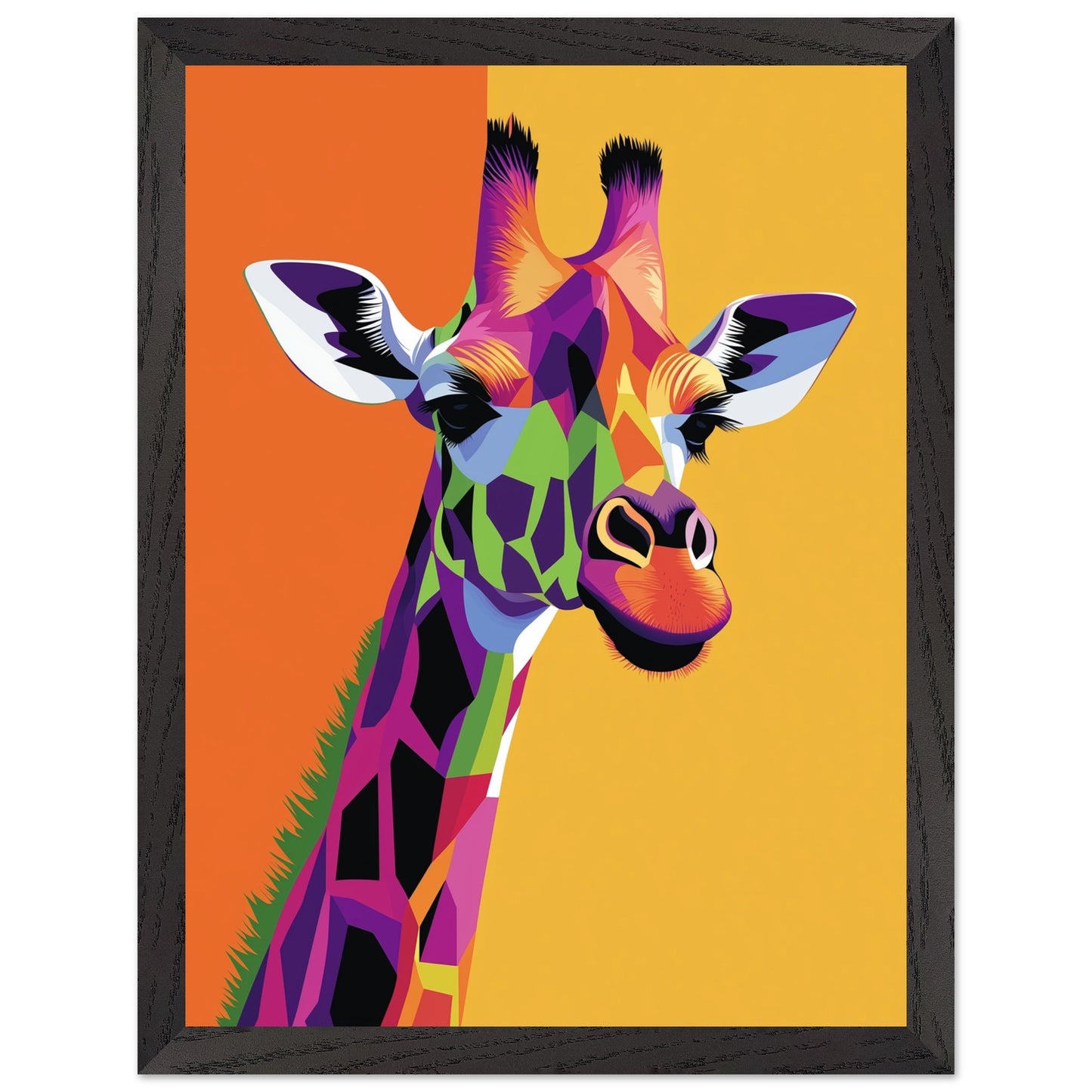 Illustration poster symbolizing creativity and modern design
