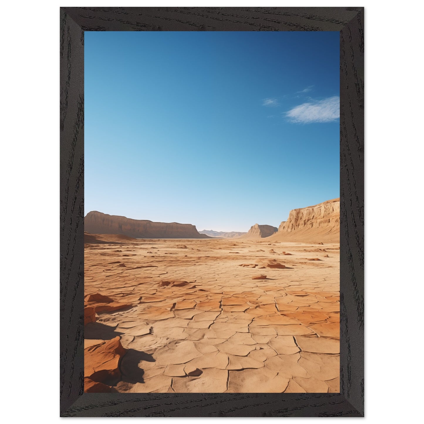 Modern abstract landscape poster – Inspired by the stillness of the desert
