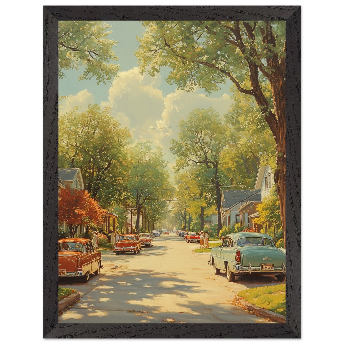 Relaxed everyday life captured in art