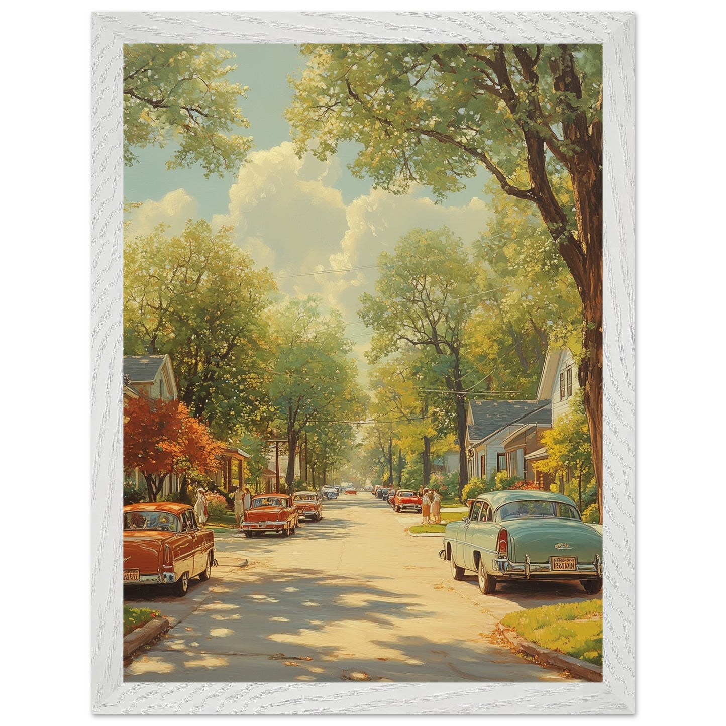 Eco-friendly matte print of daily life moment