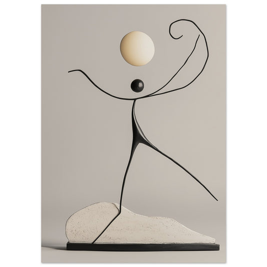 Minimalist sculpture art for Nordic homes