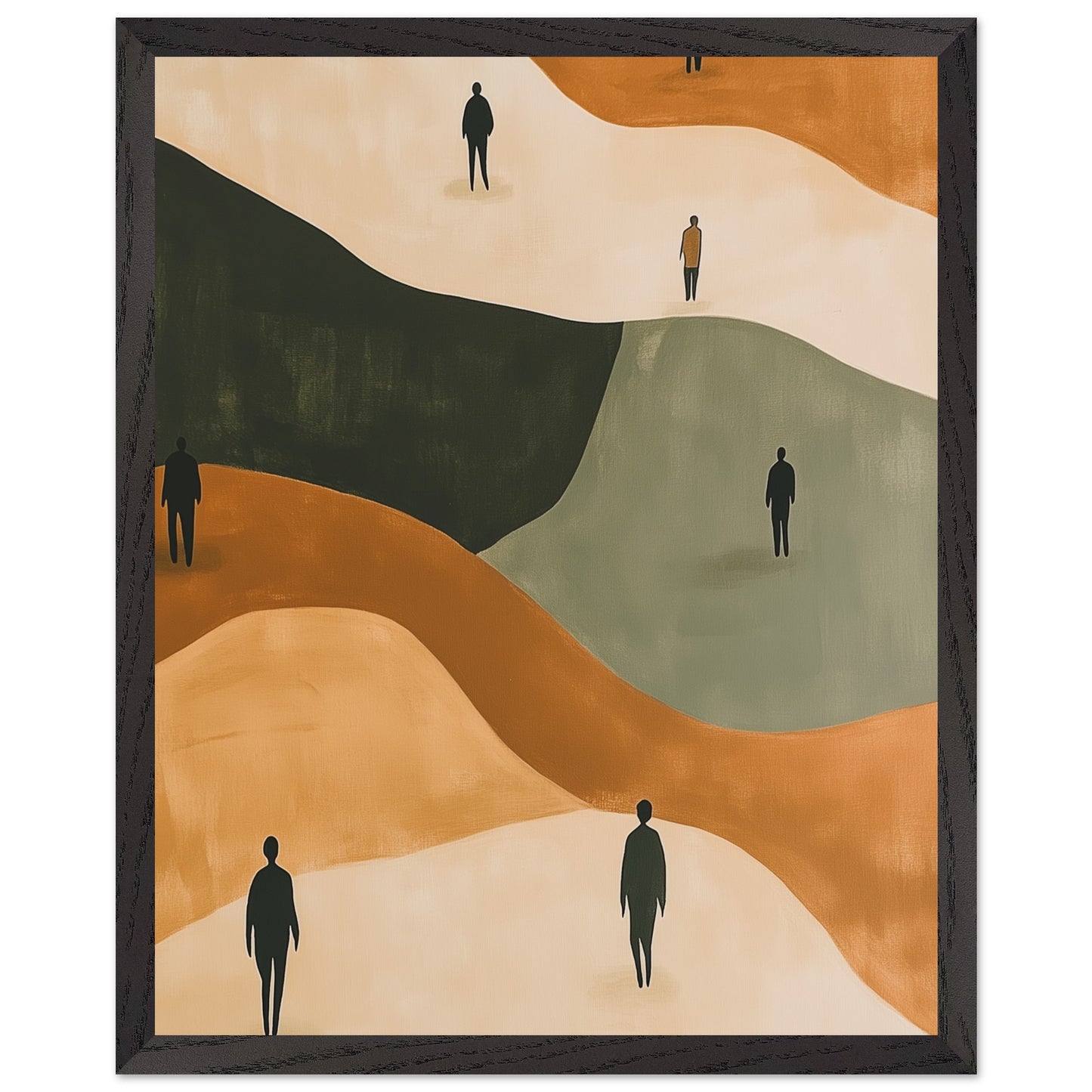 Solitary Wanderers Art Print enhancing refined interiors