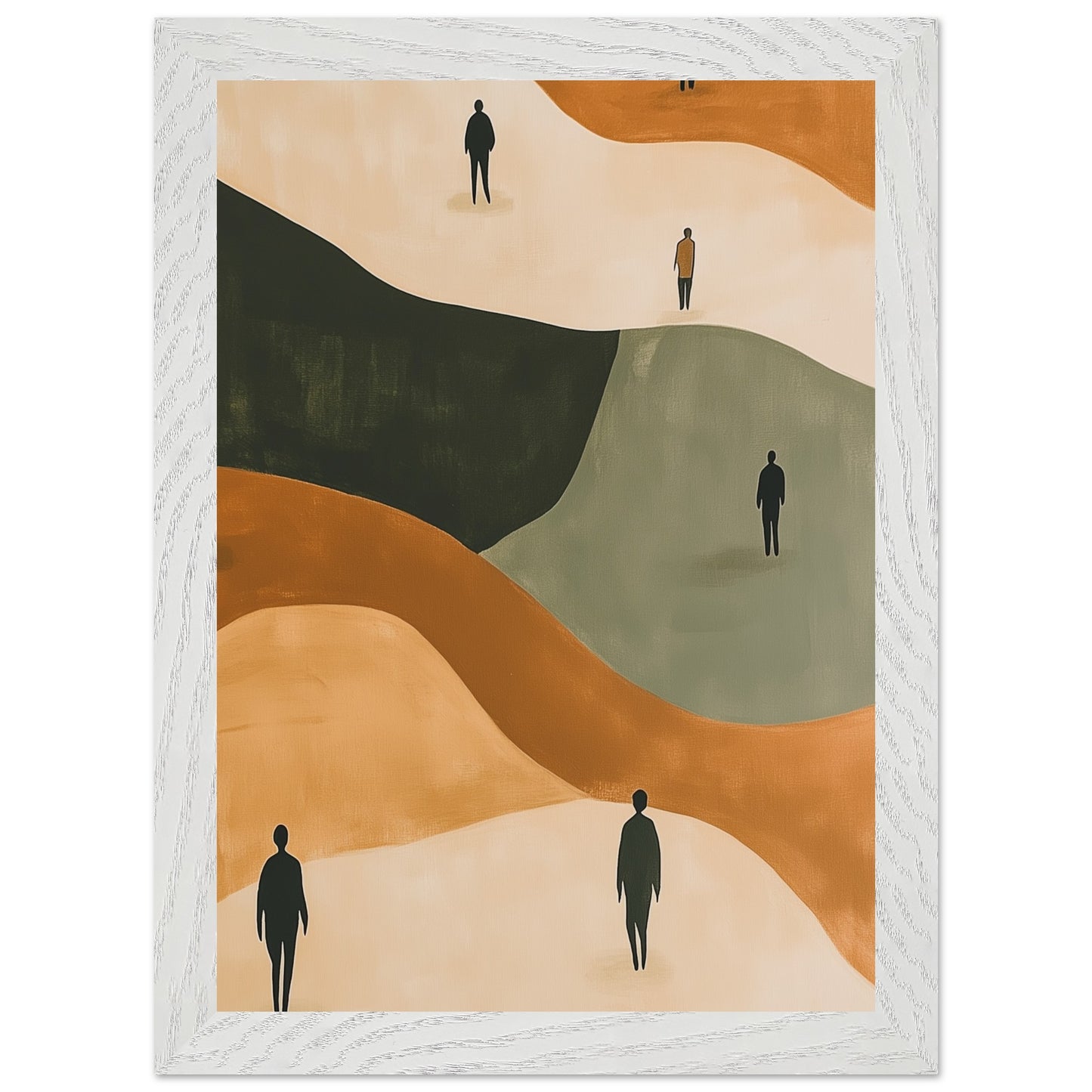 Solitary Wanderers Poster adding tranquility to hallway areas