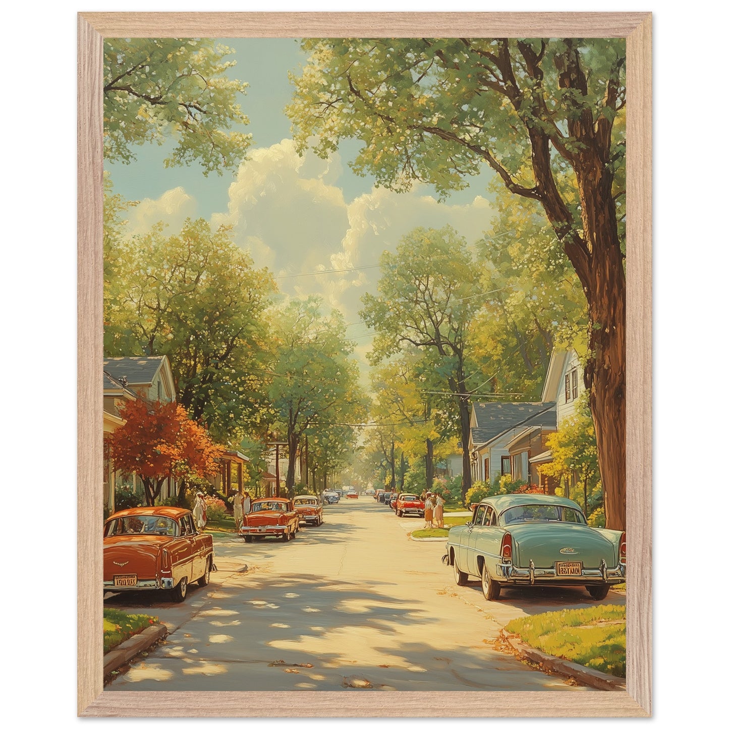 High-resolution neighborhood poster