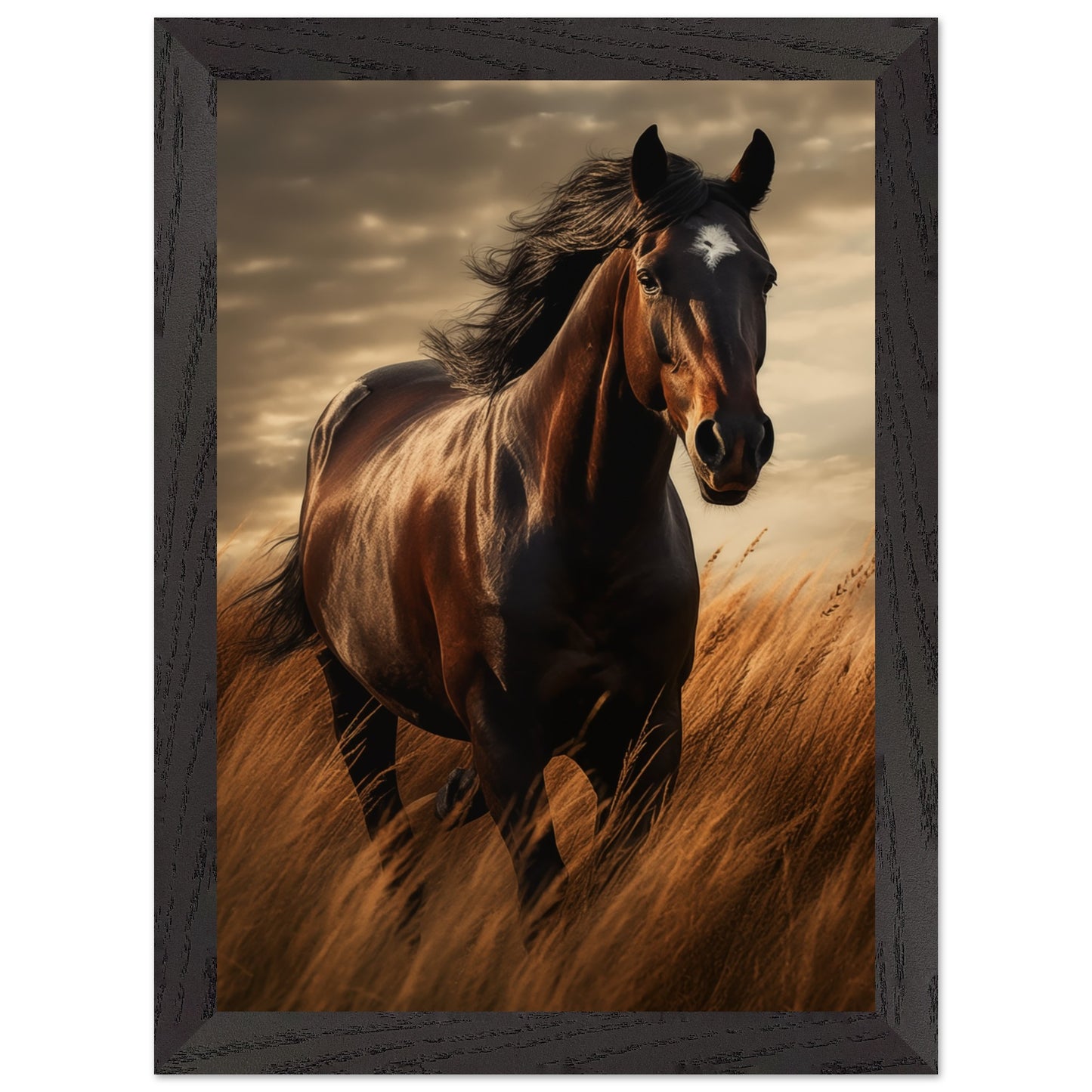 Wild Freedom Galloping Stallion Art Print enhancing energetic interiors