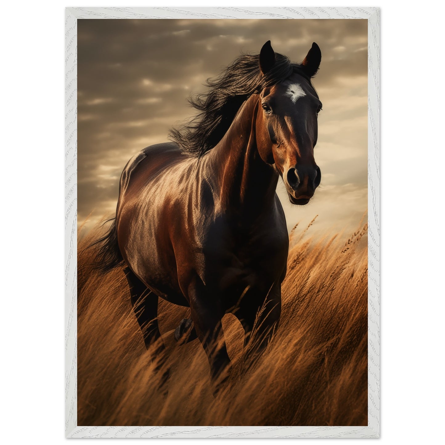 Horse-inspired artwork for living room decor